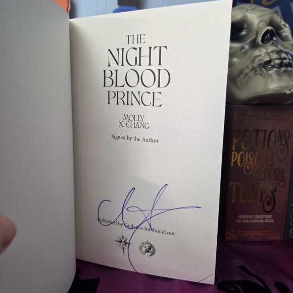 The Night Blood Prince by Molly X. Chang Fairyloot July 2025 Rule Them All - Picture 7 of 10